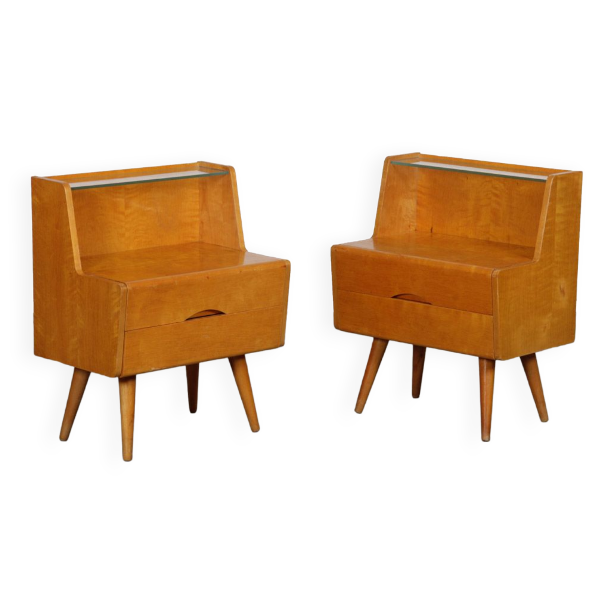 Pair of vintage bedside tables dating from the 1960s