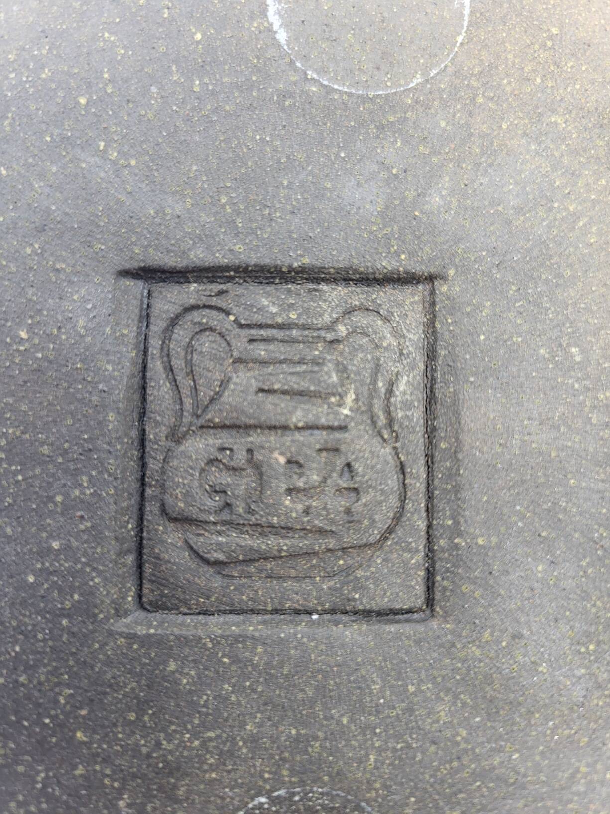 Ceramic catchall, Brutalist France Alsace