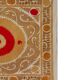 Vintage Turkish hand-knotted rug 127x150 cm