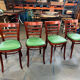 Suite of 4 bistro chairs
