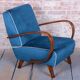 Art Deco Armchairs attributed to J. Halabala for Up Závody, Czech, 1940s, Set of 2