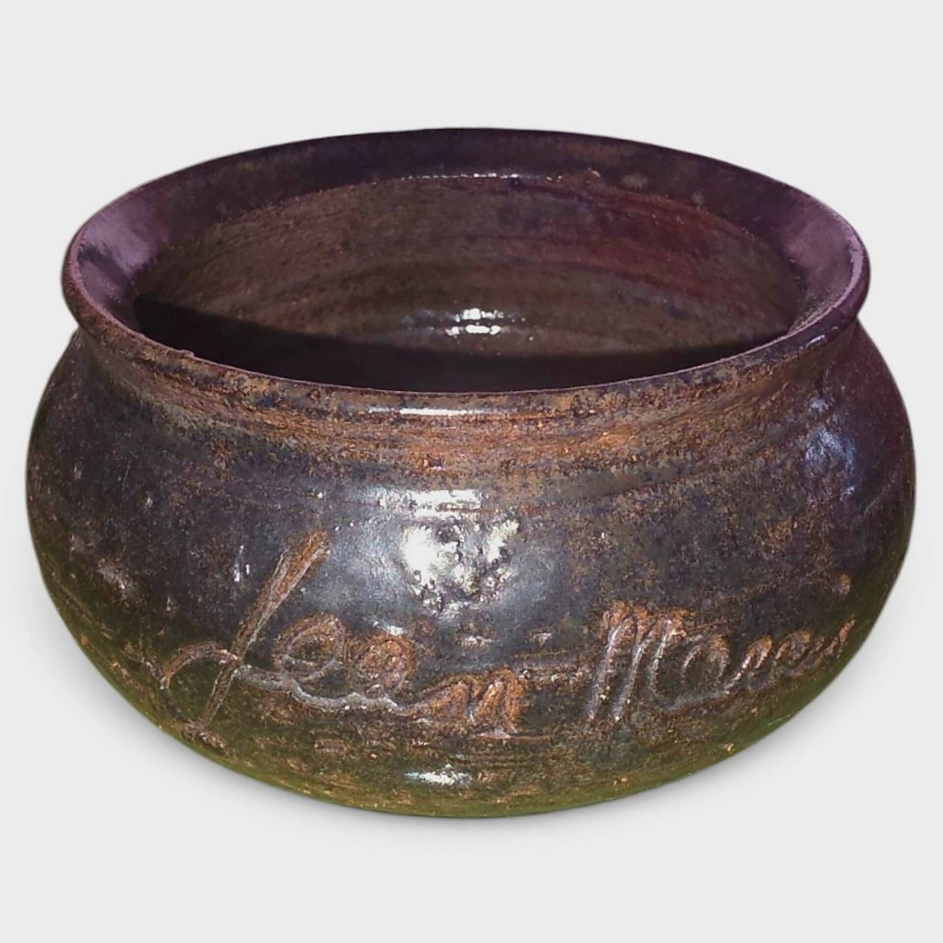 Bowl / Ceramic pot by Jean Marais – Signed and numbered
