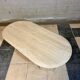Travertine coffee table