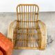 Vintage rattan lounge chair Rohe Noordwolde
