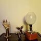Murano glass, vintage 70s table lamp