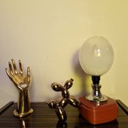 Murano glass, vintage 70s table lamp