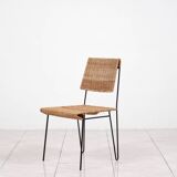 Rattan side chair by Carl Auböck