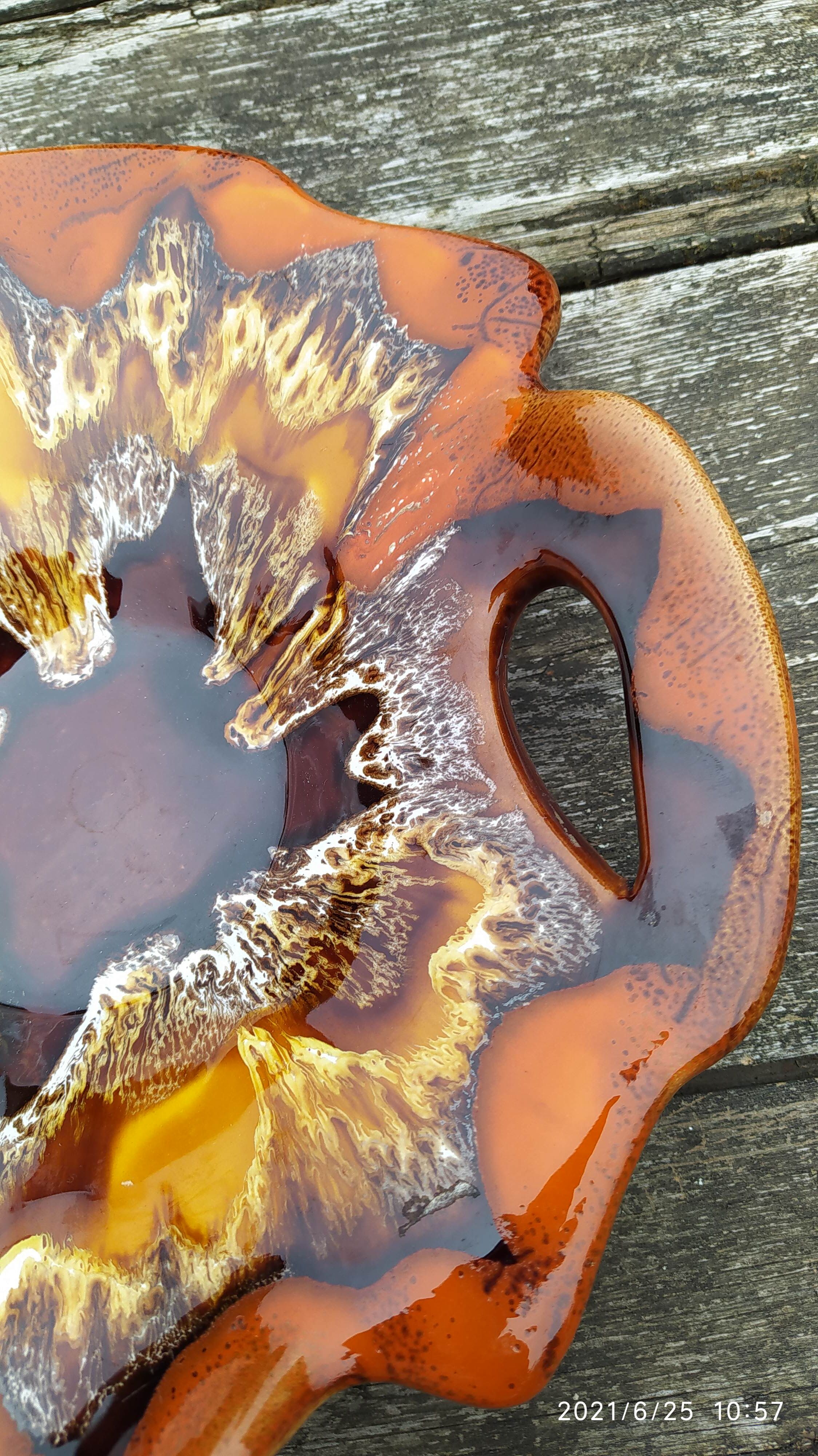 enamelled fruit cut Vallauris