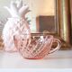 6 Tasses et sous-tasses à thé en verre rose Rosaline LUMINARC made in France