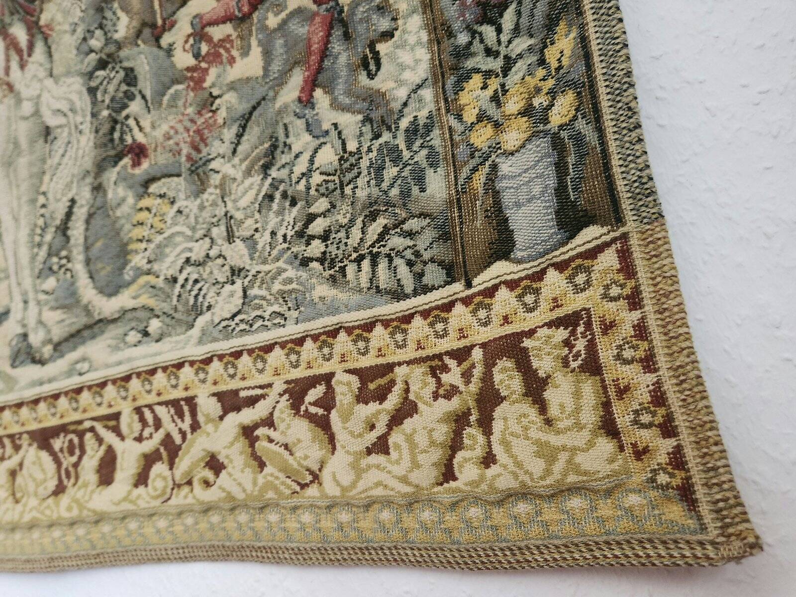 Medieval Hunts of Maximilian wool Jacquard tapestry gobelin Brussels