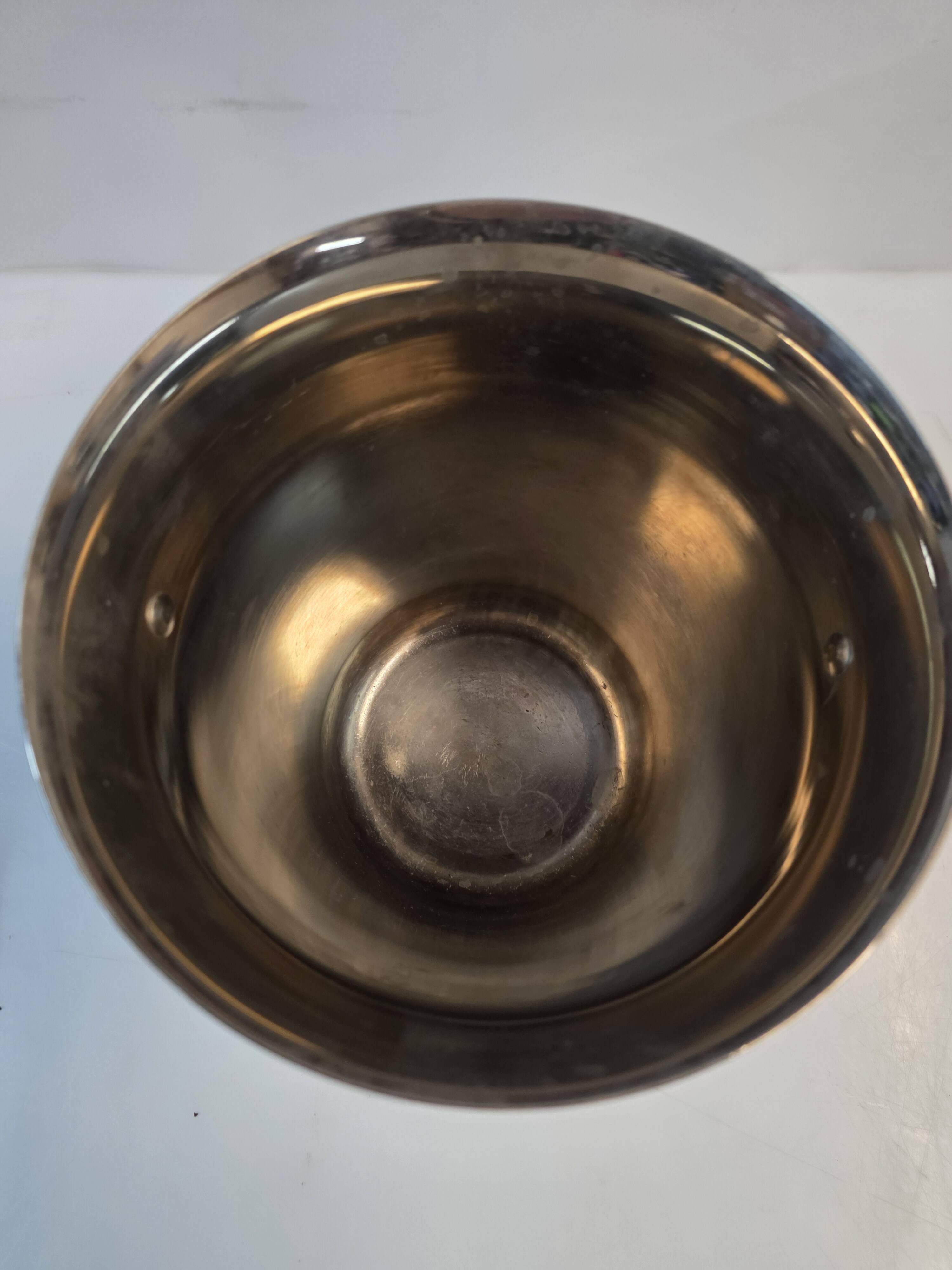 Silver-plated champagne bucket mid-20th century