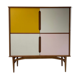 Teak-enfilade storage cabinet