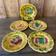 Dessert plates barbotine Sarreguemines