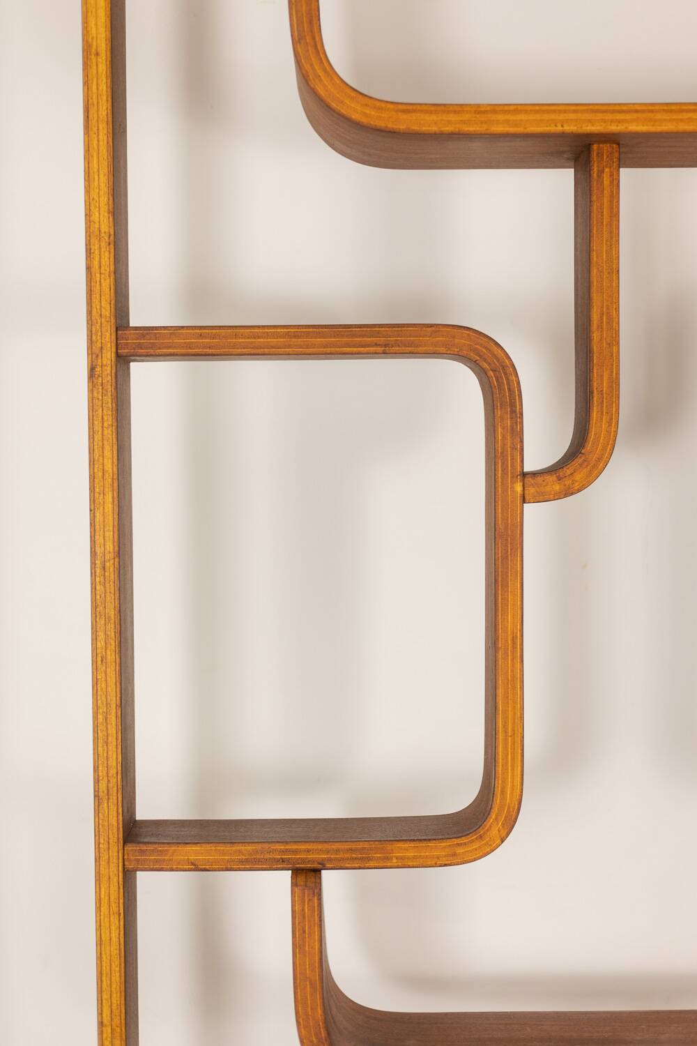 Ludvik Volak. Pair of shelves or partition screen. 1960s-70s.