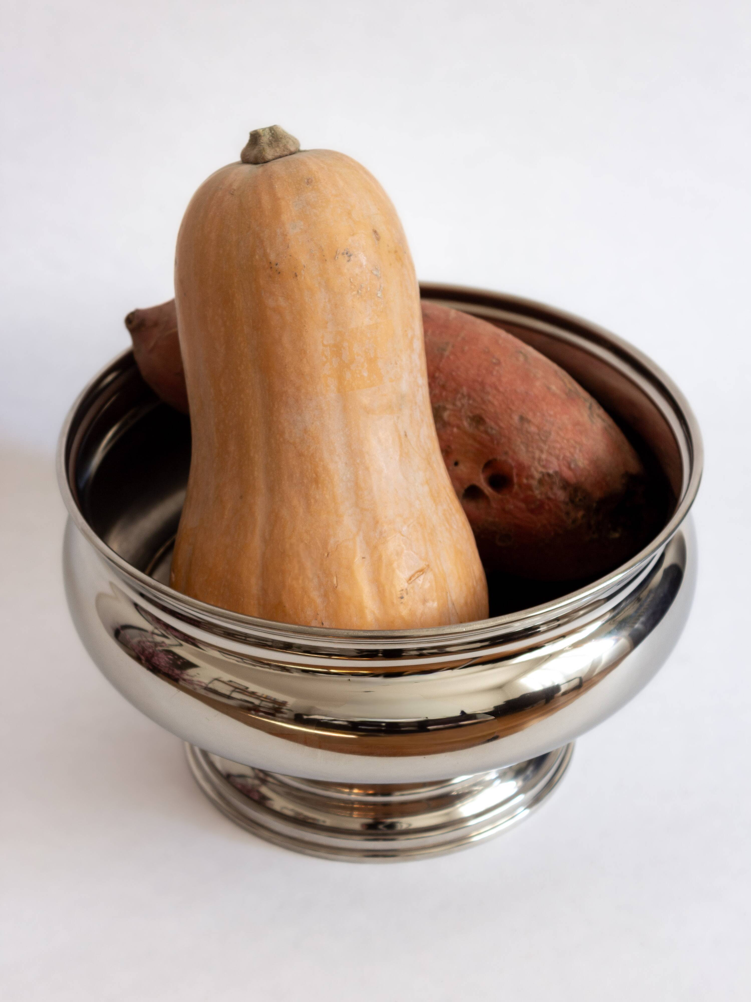 Vintage silver-plated champagne bowl – Italy, 1960s