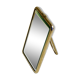 Old beveled barber mirror - hand-to-hand 14, 5 cm X 9, 5 cm