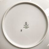 Lot of 6 flat porcelain plates