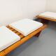 Pair of vintage  Perriand style  pine benches
