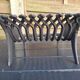 Antique cast iron log holder/ember holder for fireplace