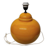 Kostka crackle glazed ceramic lamp base, h: 38 cm, vintage