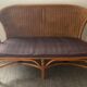 Vintage rattan sofa 60s-70s