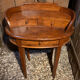 Coiffeuse vintage en bois tourné