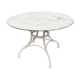 Sheet metal garden table