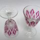 6 red wine glasses VMC Reims Harlequin