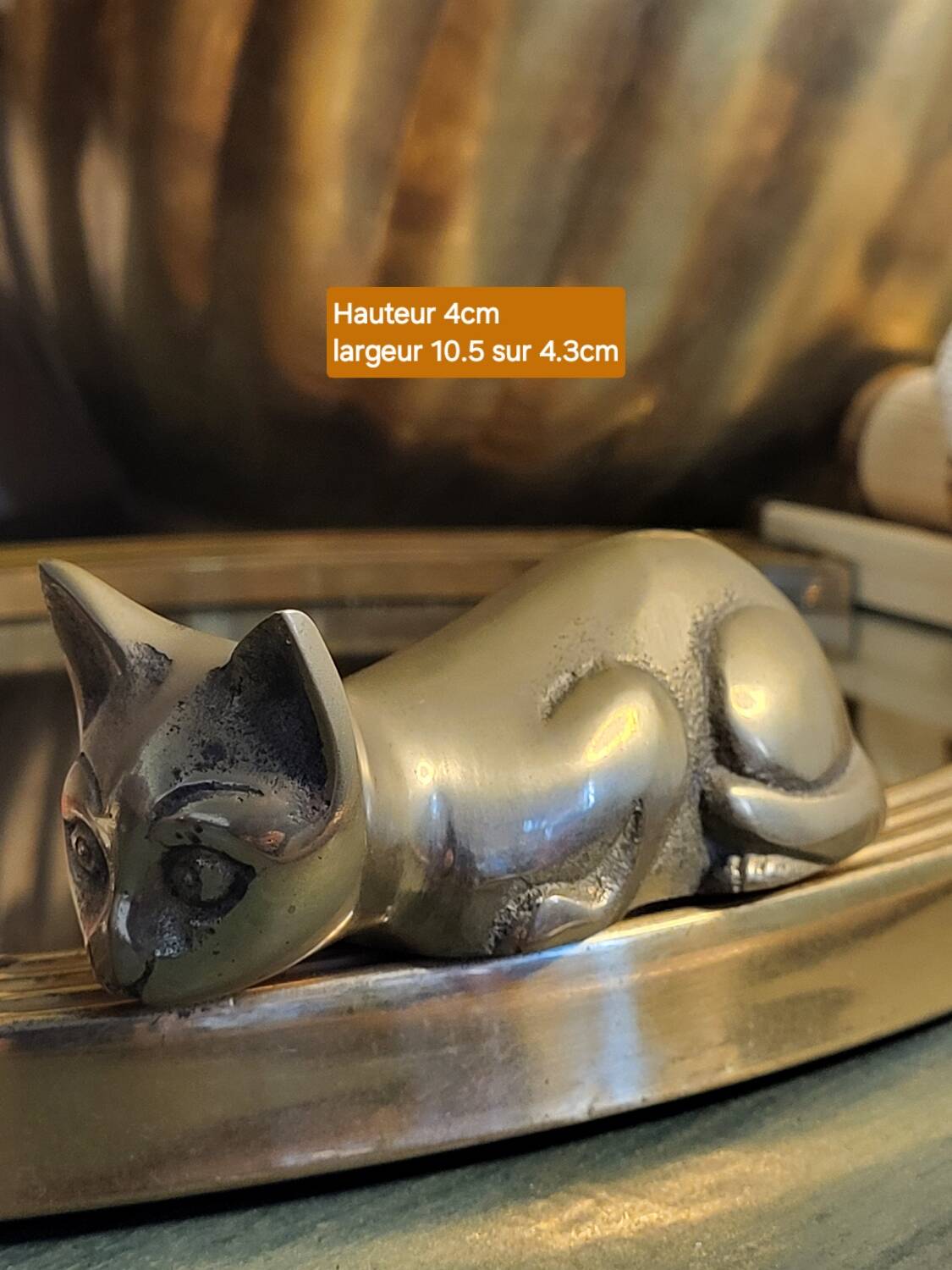 Brass cat
