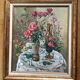 Oil painting on canvas, signed, dimensions: height - 70 cm - width - 60 cm