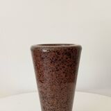 Vintage speckled granite vase