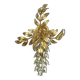 Hans koegl vintage florentine wall lamp sconce metal pioggia d'oro hollywood regency style