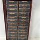 Louis Philippe period cabinet in mahogany veneer, 19th century.