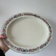 Limoges Bernardaud large oval plate in porcelain