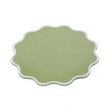 Set de table blanc et vert