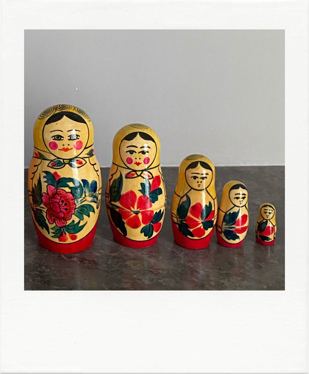 Ensemble de 7 poupées russes matrioshka