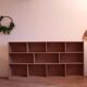 Workshop wooden storage unit