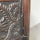 Commode XIXème pin noirci sculpté