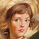 Portrait d'une jeune fille.