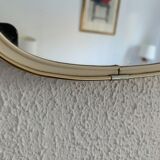 Vintage mirror 1960 asymmetrical mirror - 46 x 24 cm