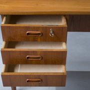 Danish teak desk, 1970s