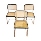 3 chaises Cesca Marcel Breuer B32