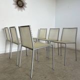 Lot of 6 Zip model chairs by Italian design Marco Maran for Desalto vintage chair