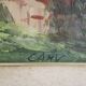 Oil painting on canvas, mountain landscape, Cakv