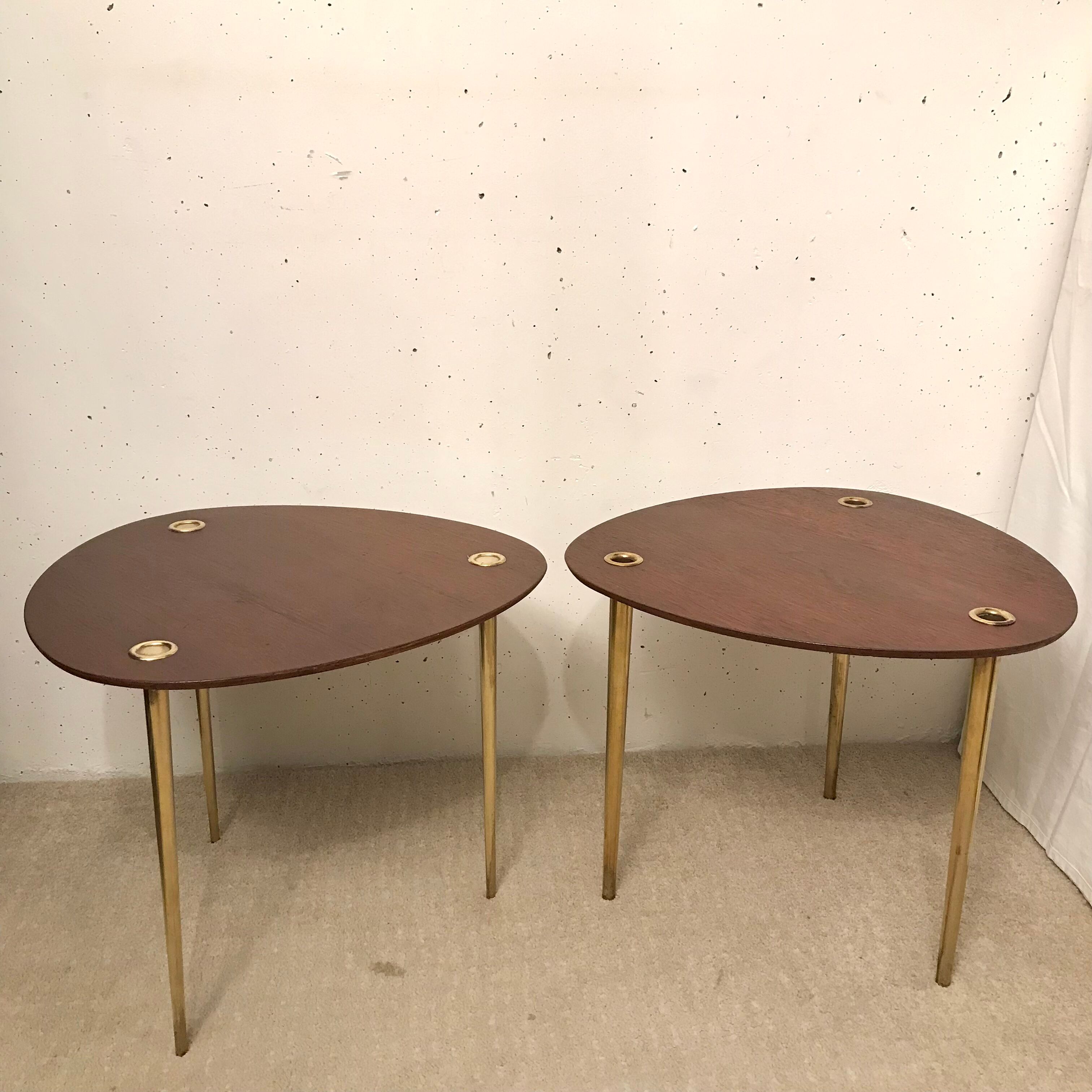 Set of Tables Partroy, Pierre Cruège, 1950