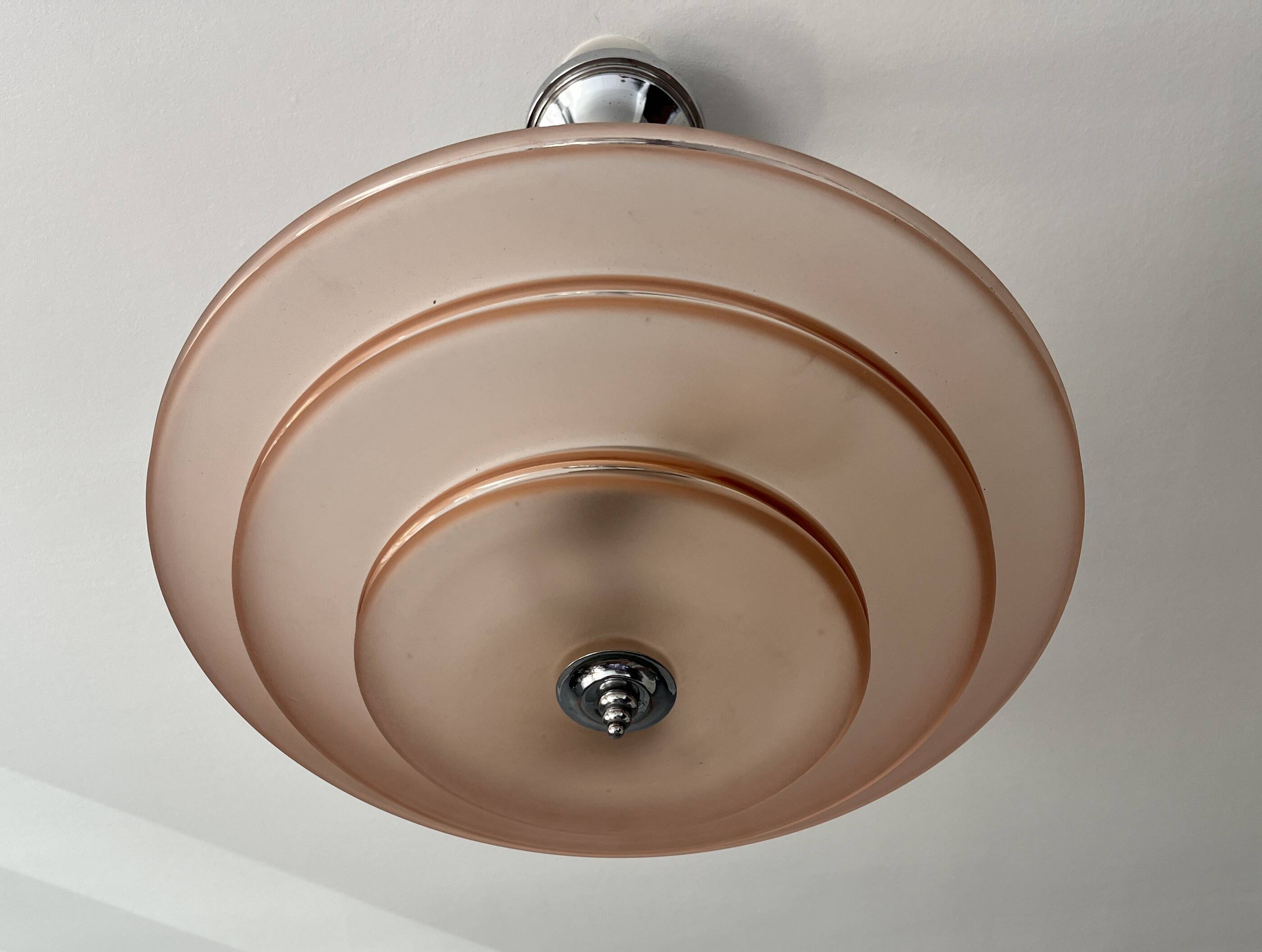 Vintage Art Deco ceiling light (1930)
