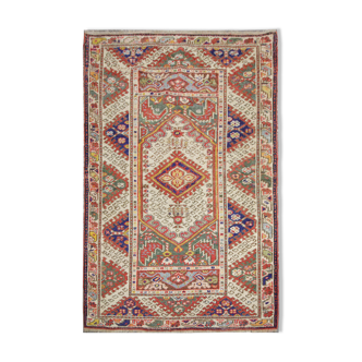 Traditional vintage wool turkish area rug- 130x190cm