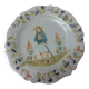 Assiette Mallicorne Pouplard Beatrix fin xix