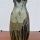 Stoneware vase with drips in the style of Jean Pointu