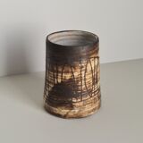 Ceramic Vase by Jacques Pouchain for Atelier Dieulefit, 1960s / Mid-Century / collection/ French ceramics